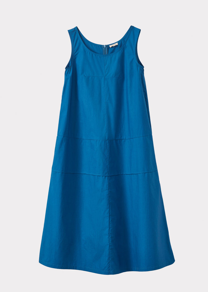 WOMAN A-LINE DRESS - TURQUOISE