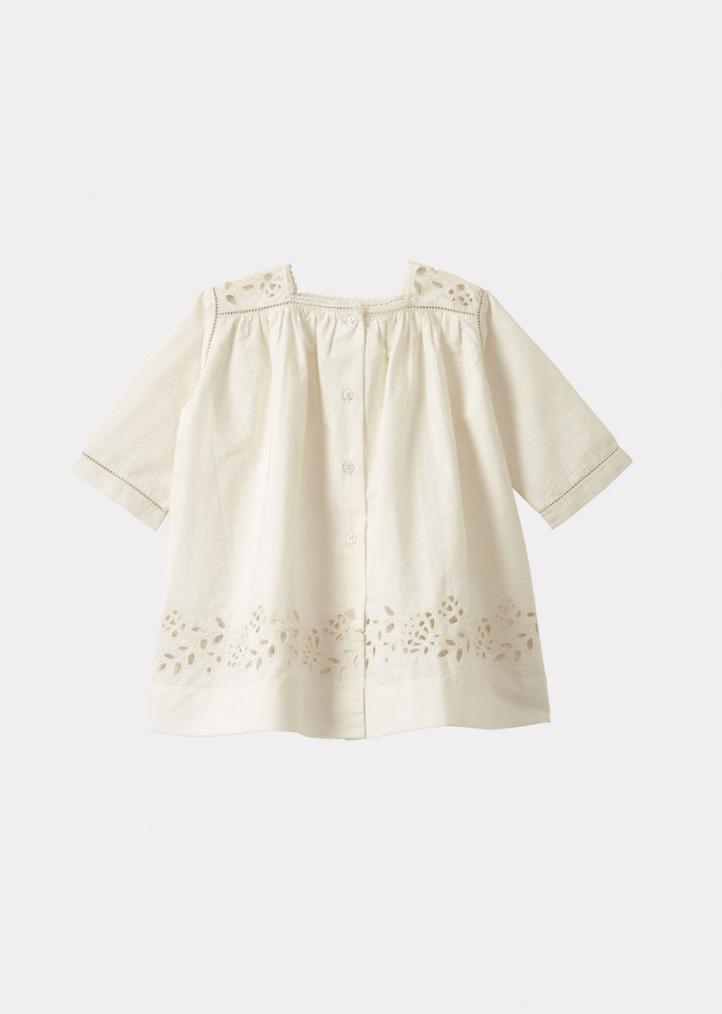 Claire Baby Dress - White