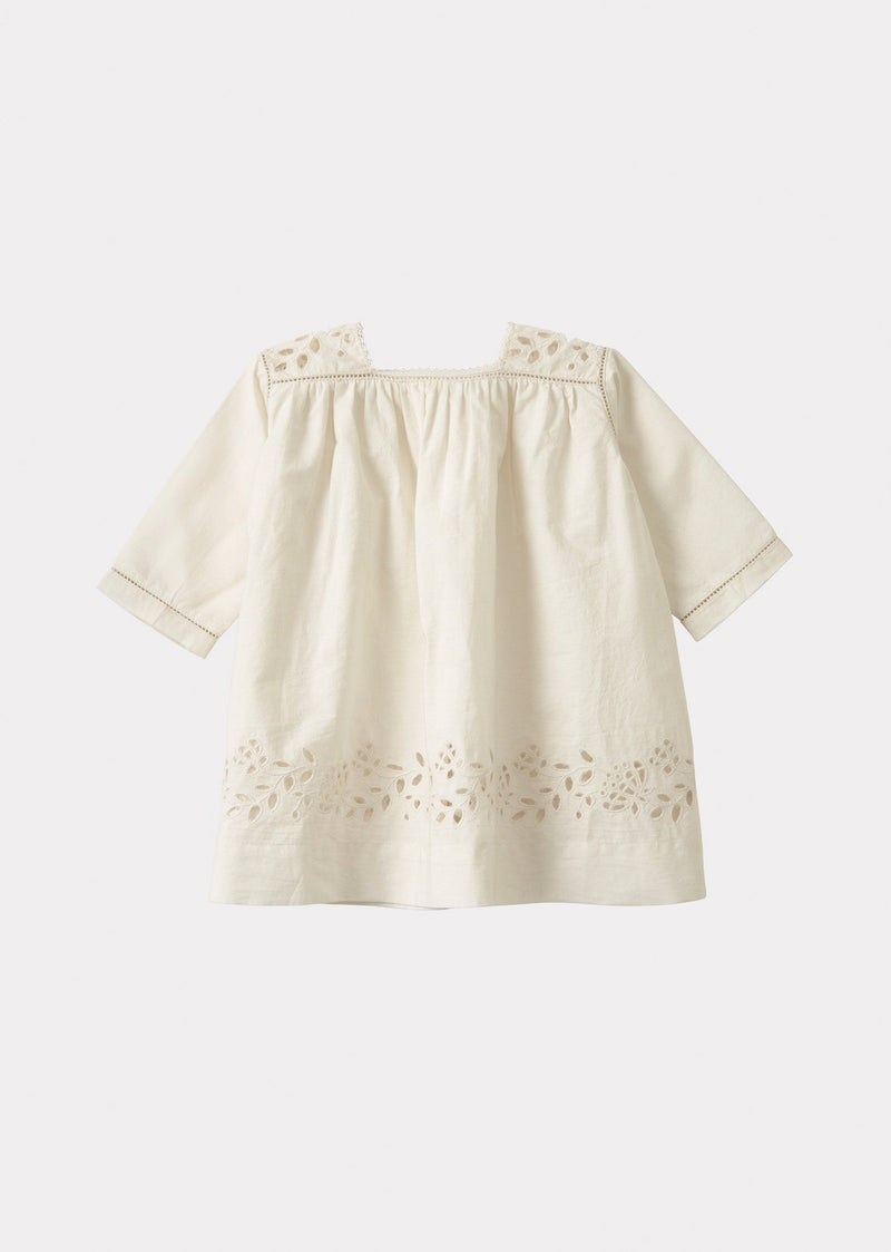 Claire Baby Dress - White