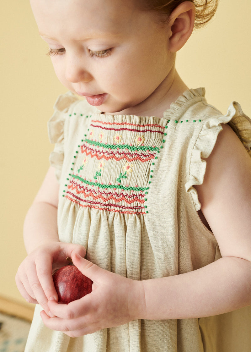 MORINGA BABY DRESS - BEIGE