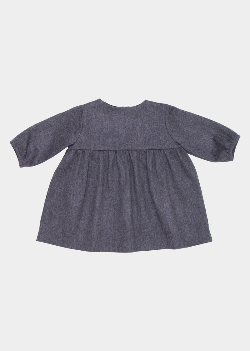 Bogda Baby Dress - Charcoal Melange